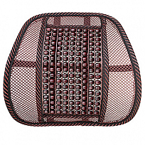 Поддержка под спину анатомическая массажная SKYWAY Support-03 полиэстер/дерево коричневый